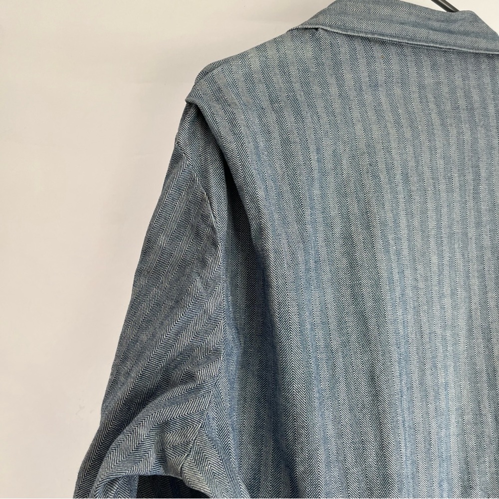 HOST PICK 1960 Railroad Stripe Denim coveralls mechanic workwear jumpsuit 42L - Picture 10 of 16
